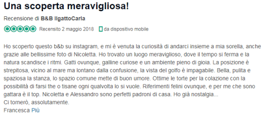 Picture of B&B IlgattoCarla's review on Tripadvisor